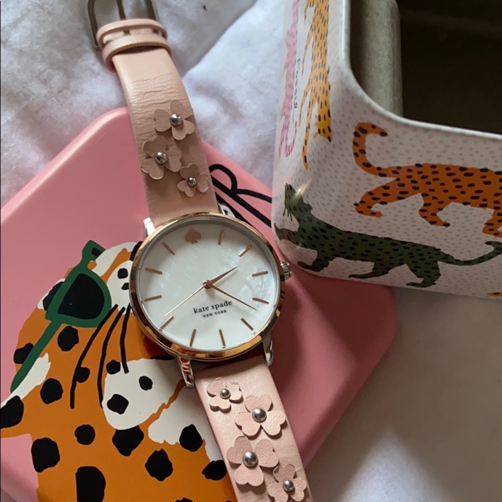 Kate Spade Pink flower watch